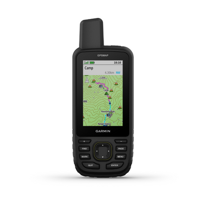 Garmin GPS device on a white background

