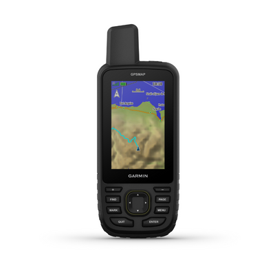 Garmin GPS device on a white background