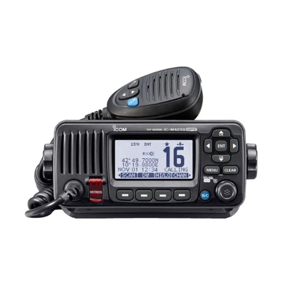 Icom M424G Black VHF Radio Class D DSC Built-in GPS