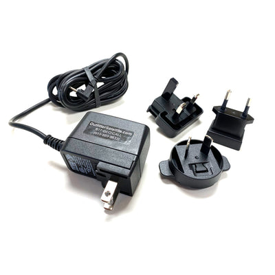 Iridium AC Charger - Shown with International Plug Kit